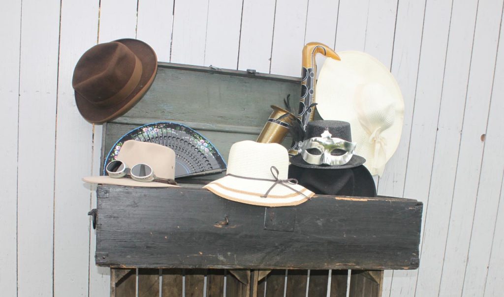 Fotobox Requisiten Holztruhe